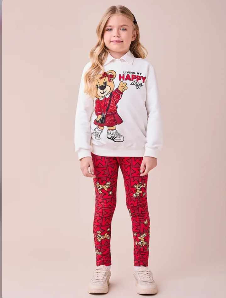 CONJUNTO COM STRASS E URSINHAS