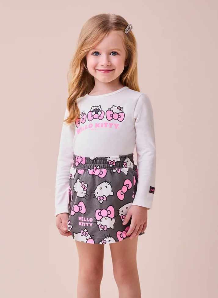 CONJUNTO DA HELLO KITTY COM STRASS