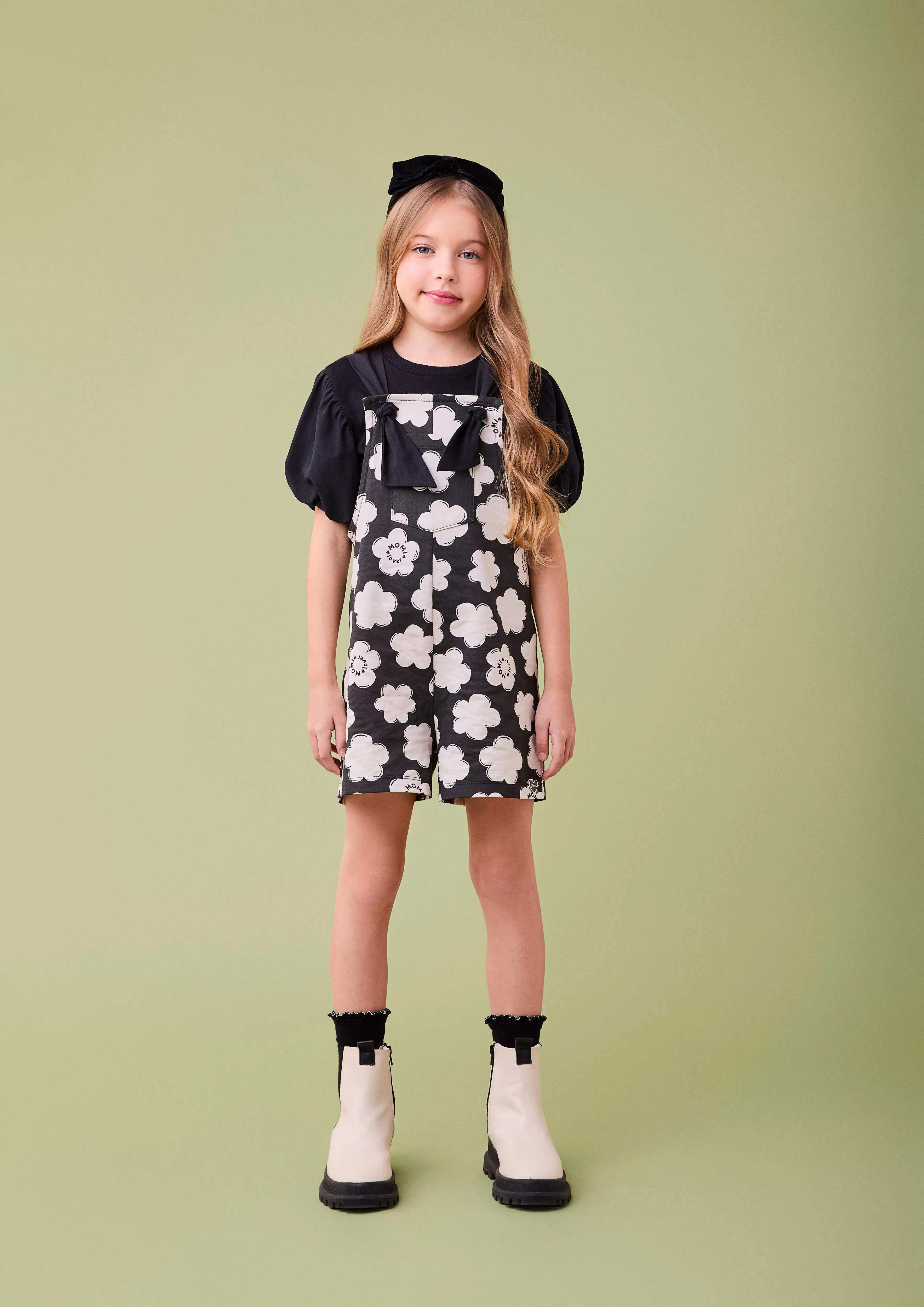 Jardineira H5891 Blusa H6119