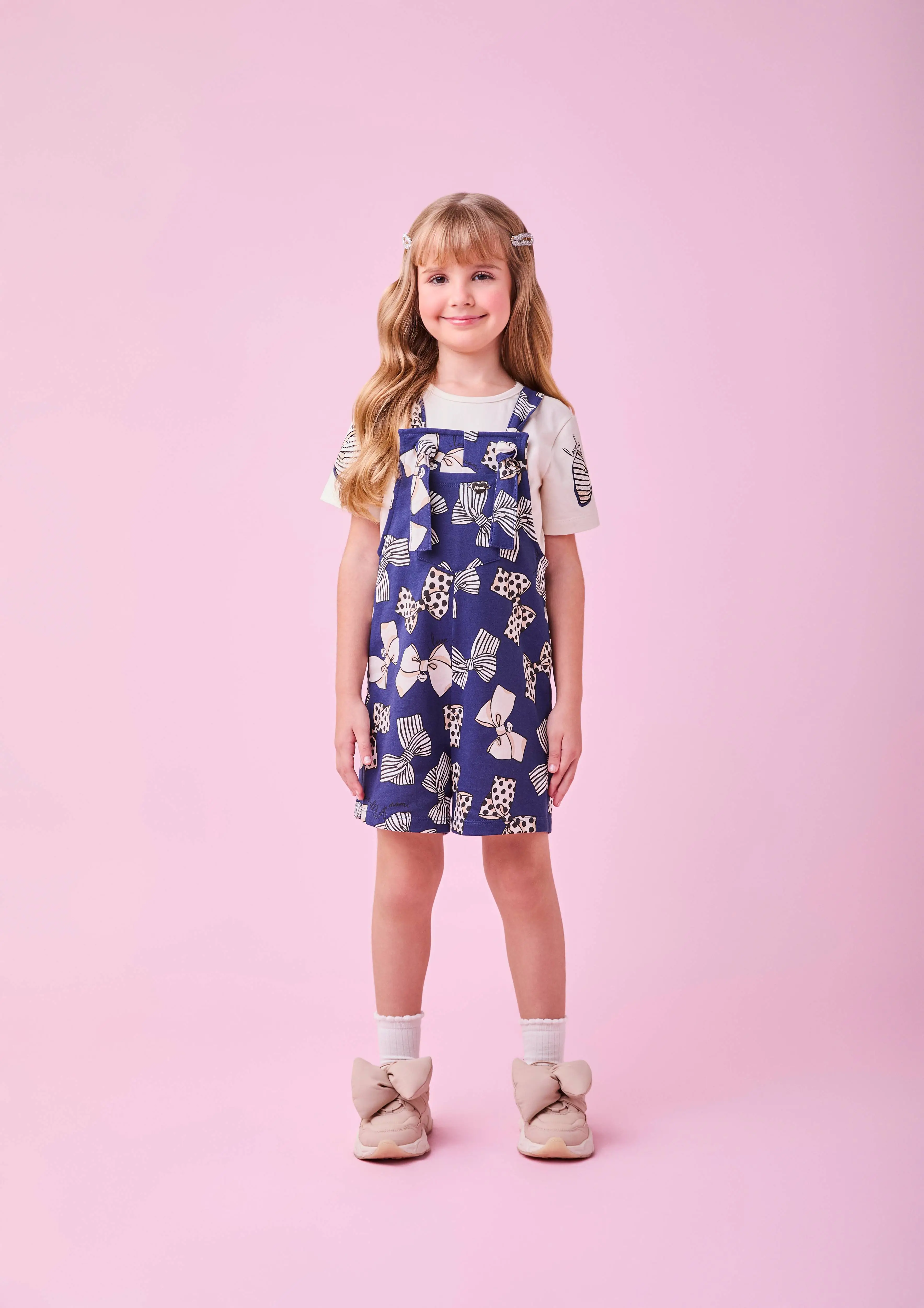 Jardineira H6078 Blusa H5936