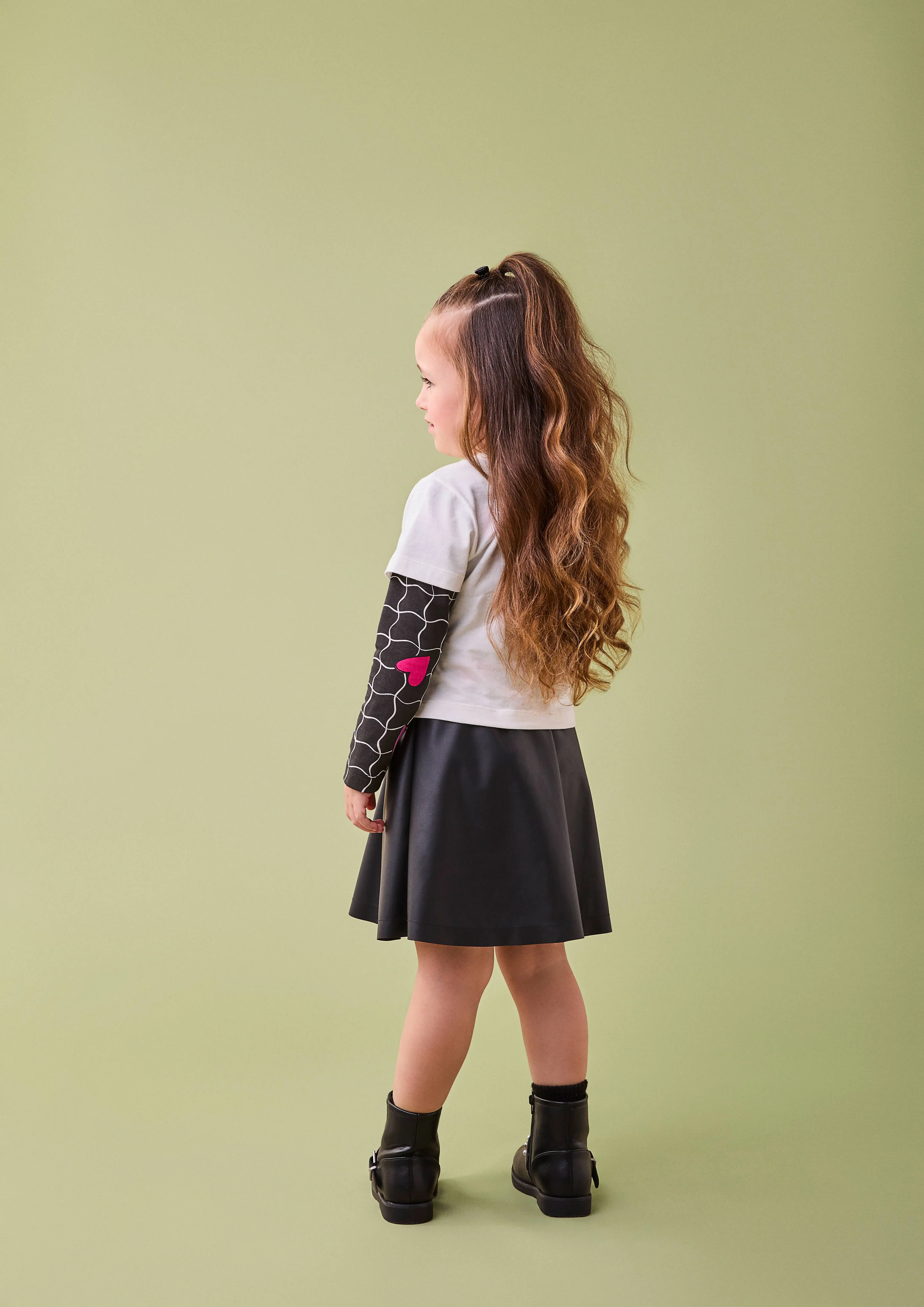 Blusa J6331 Blusa Inferior J6159 Saia Kids H5894