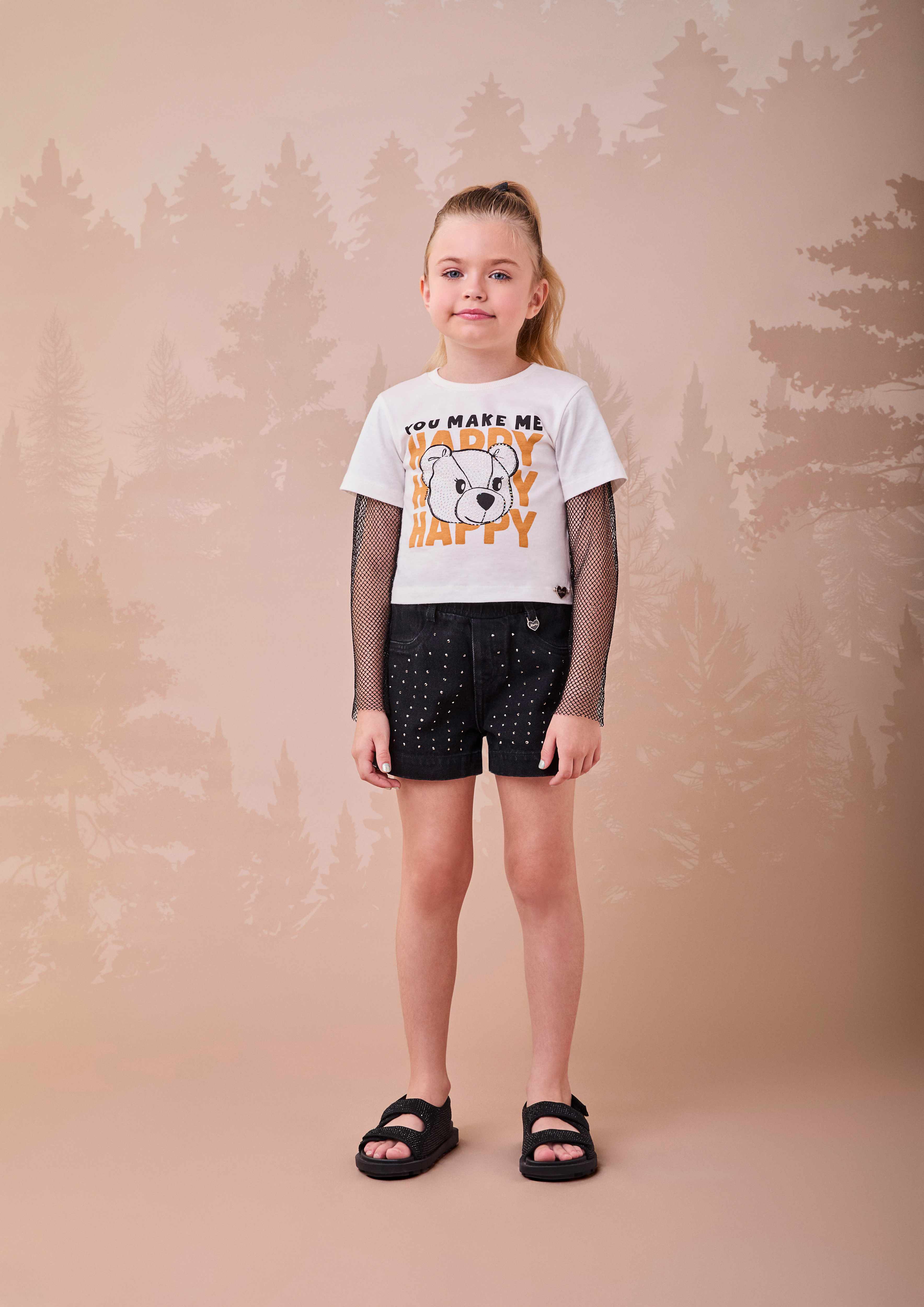 BLUSA OFF WHITE DE URSINHO COM STRASS