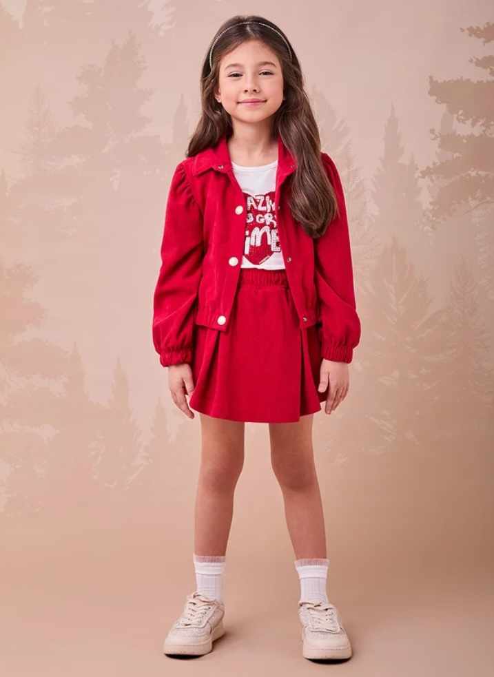 JAQUETA BOMBER DE VELUDO COTELÊ